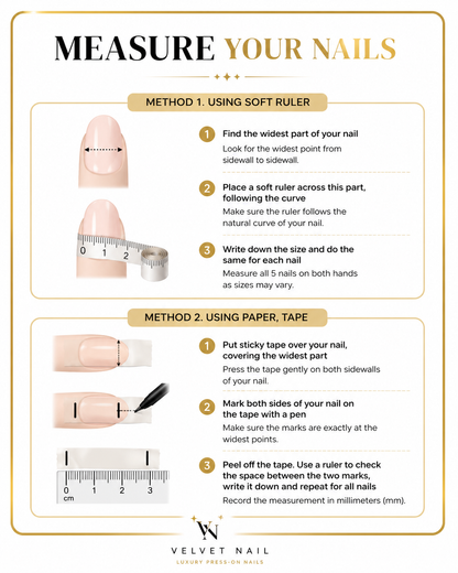 How to Measure Nails for Press On Nail Sizing