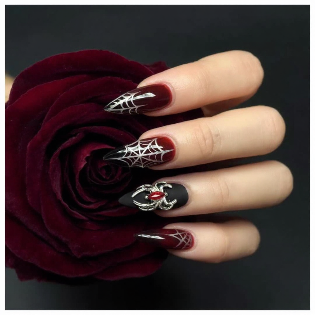 Vampire Romance Luxury Press-On Nails Set