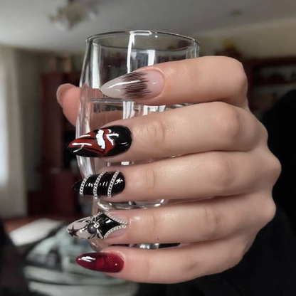 Venom Kiss Gothic Press-On Nails