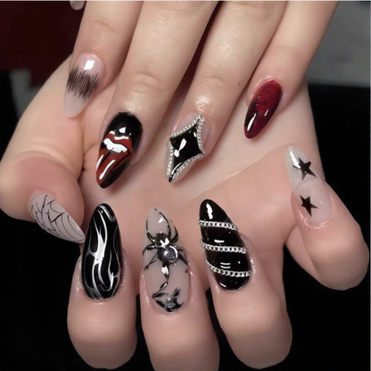 Venom Kiss Gothic Press-On Nails