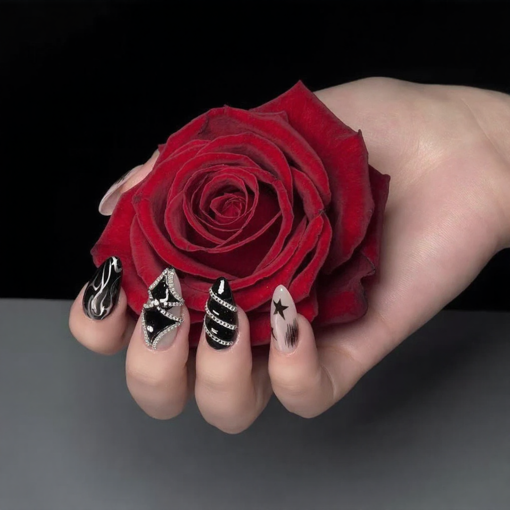 Venom Kiss Gothic Press-On Nails