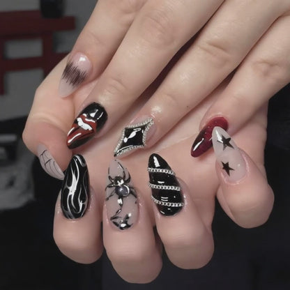 Venom Kiss Gothic Press-On Nails